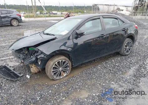 2015 Toyota Corolla S Plus из США, поврежденный, VIN 2T1BURHE1FC461675